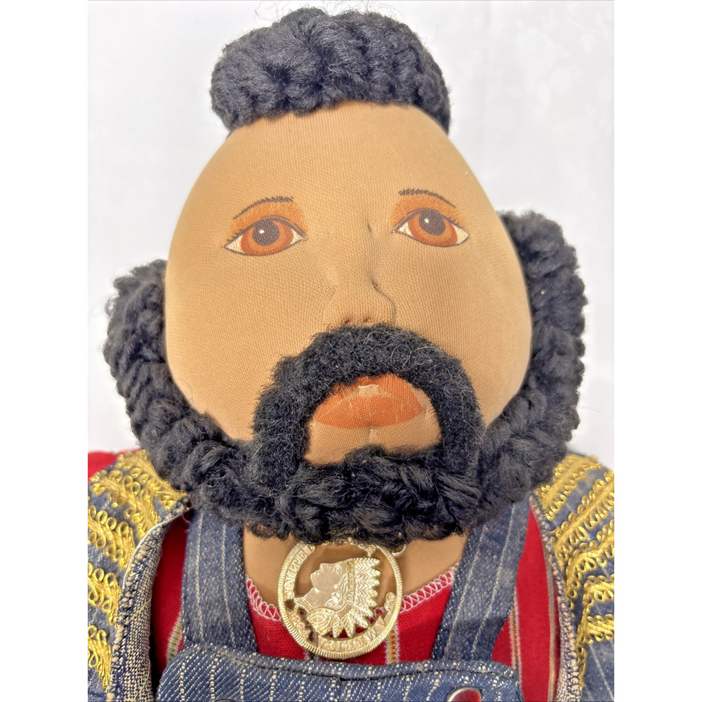 Mr. T Cloth Doll (Handmade / Cabbage Patch Style) - Picture 11 of 12